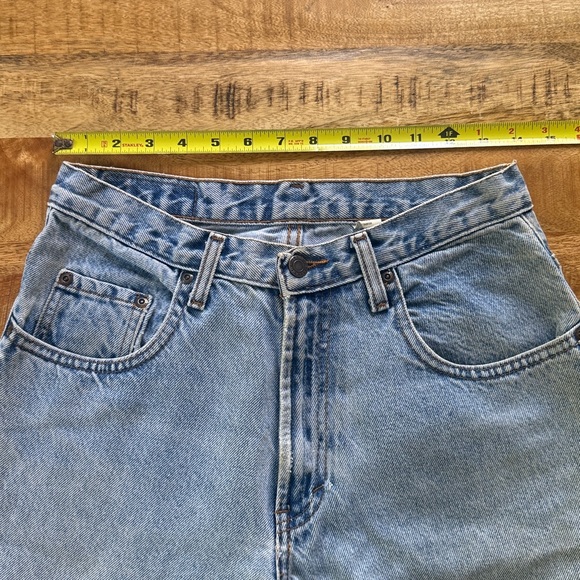 Vintage straight leg Kirkland signature soft faded blue jeans size 4/6 - Picture 10 of 15